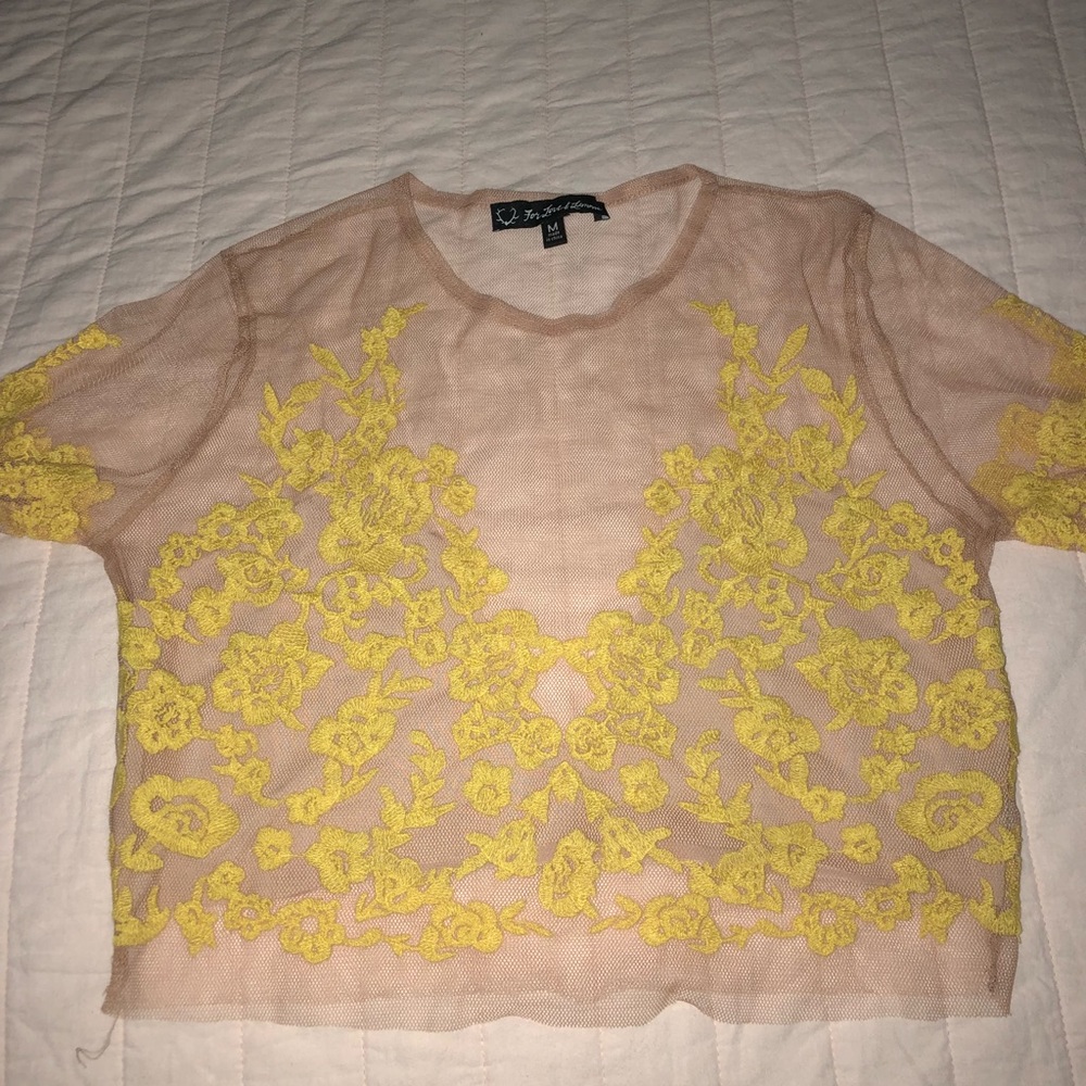 For love and lemons crop top
